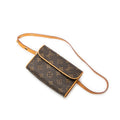 Waist Bag Florentine Brown Monogram Canvas