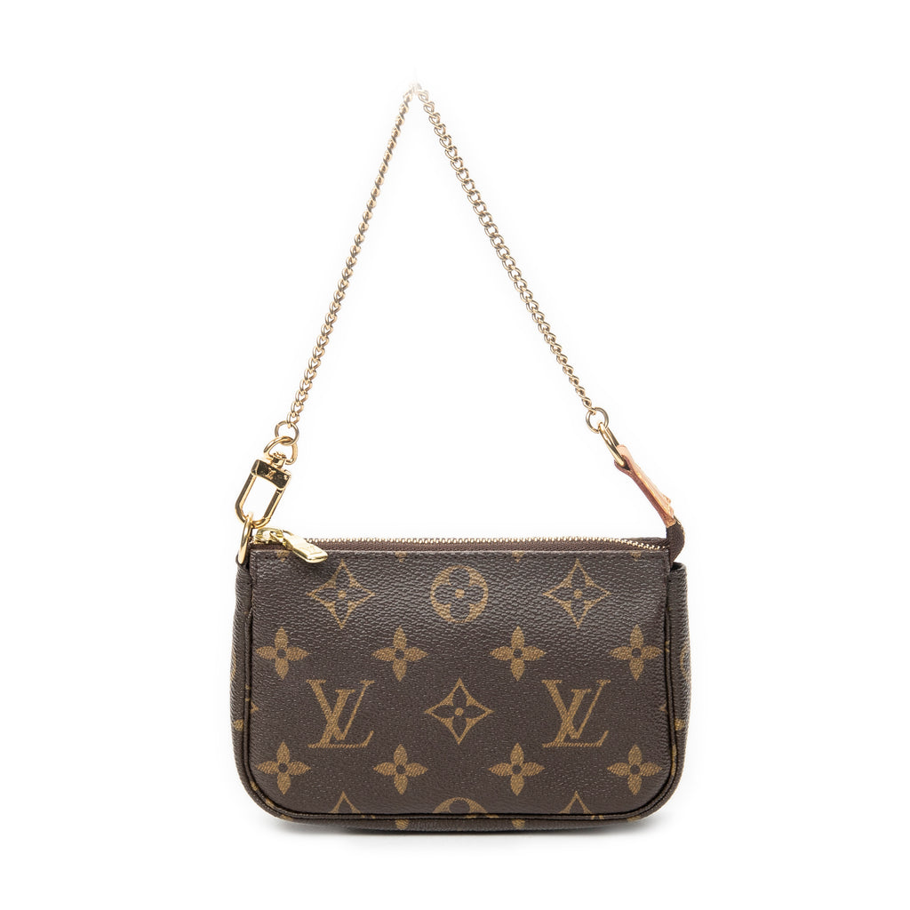 Pouch Mini Pochette Accessoires Brown Monogram Canvas