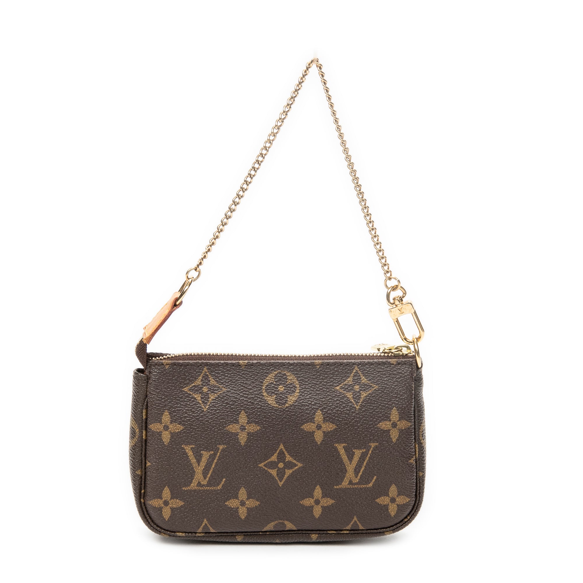 Pouch Mini Pochette Accessoires Brown Monogram Canvas