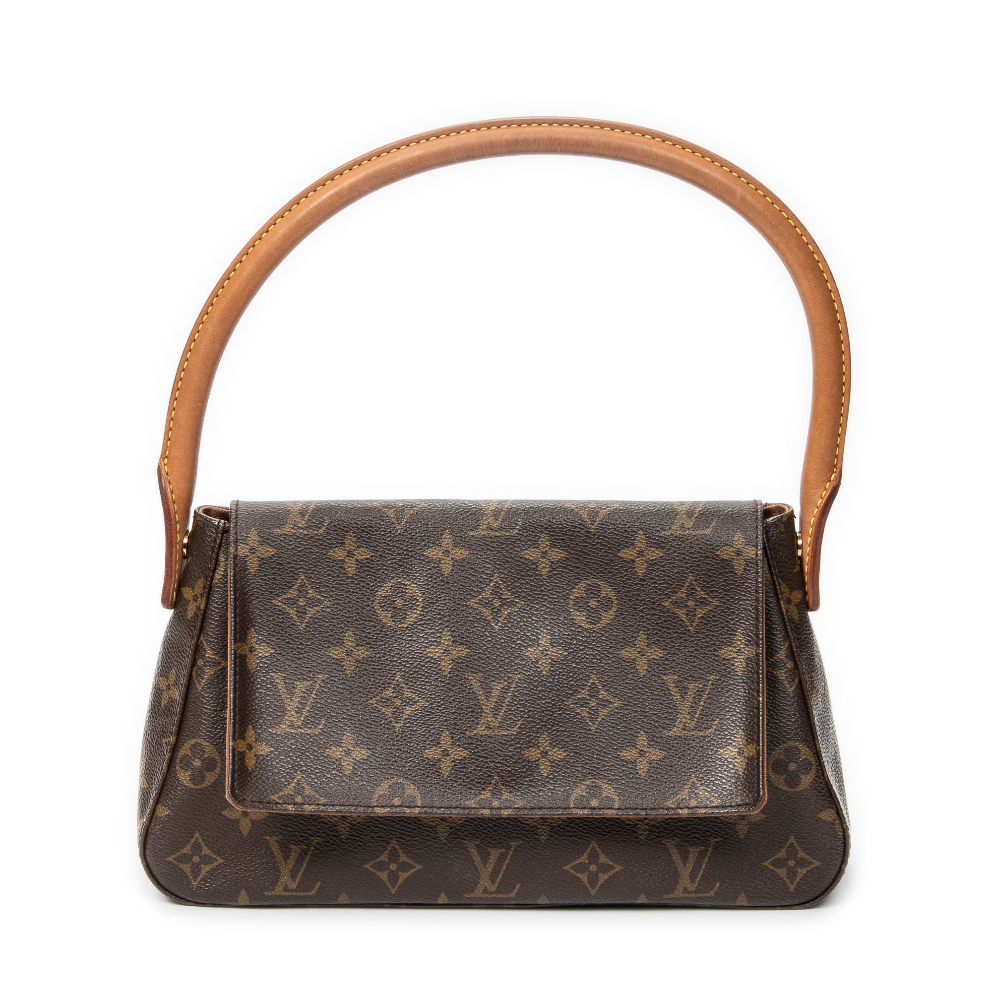 Shoulder Bag Mini Looping Brown Monogram Canvas