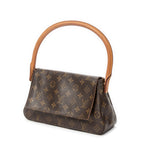 Shoulder Bag Mini Looping Brown Monogram Canvas