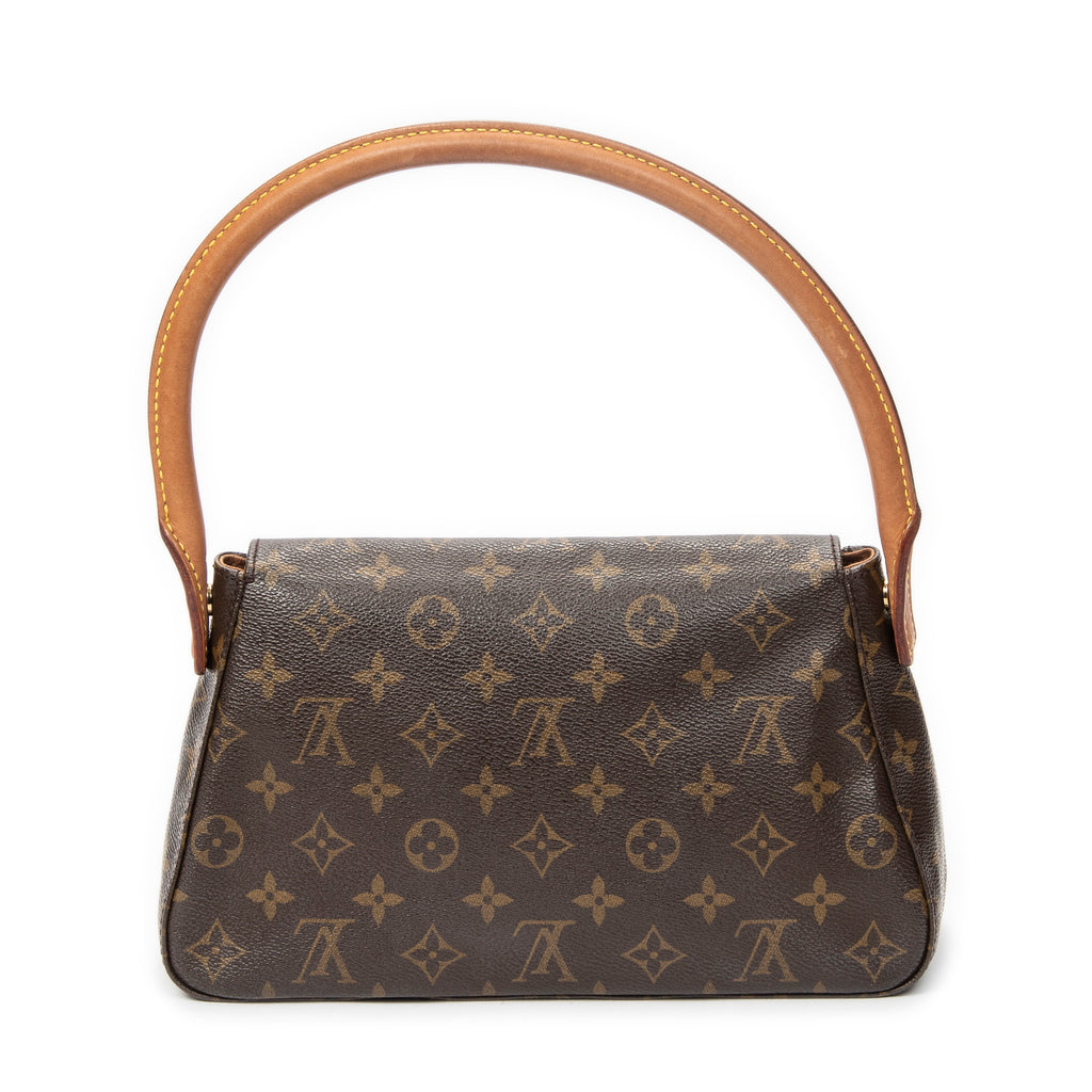 Shoulder Bag Mini Looping Brown Monogram Canvas