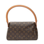 Shoulder Bag Mini Looping Brown Monogram Canvas