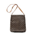 Shoulder Bag Musette Brown Monogram Canvas