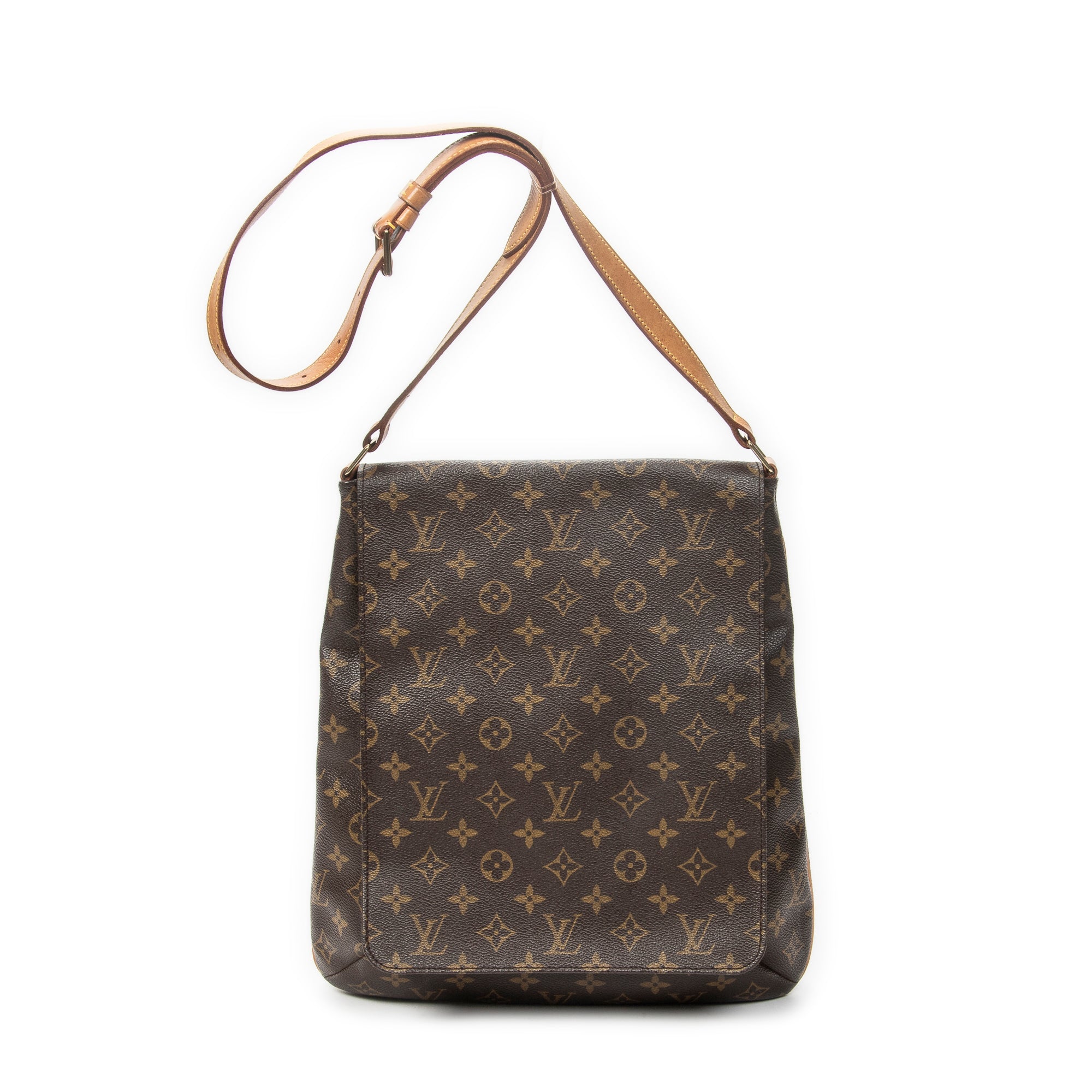 Shoulder Bag Musette Brown Monogram Canvas