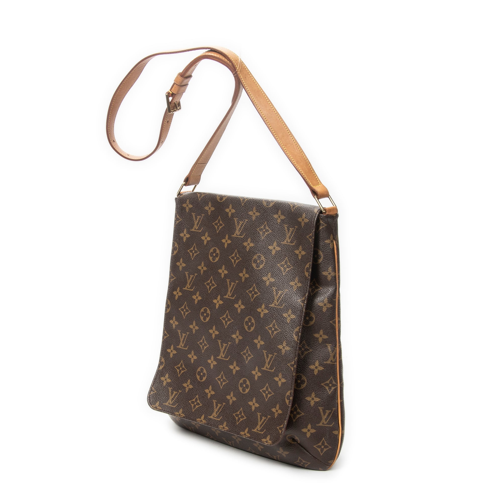 Shoulder Bag Musette Brown Monogram Canvas
