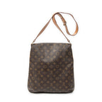 Shoulder Bag Musette Brown Monogram Canvas