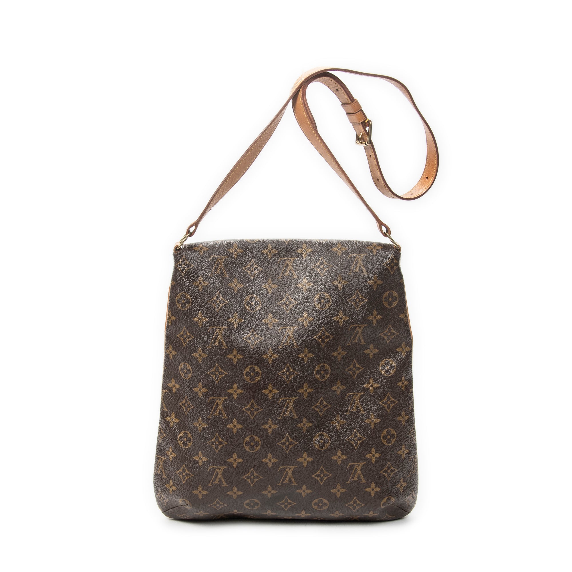 Shoulder Bag Musette Brown Monogram Canvas