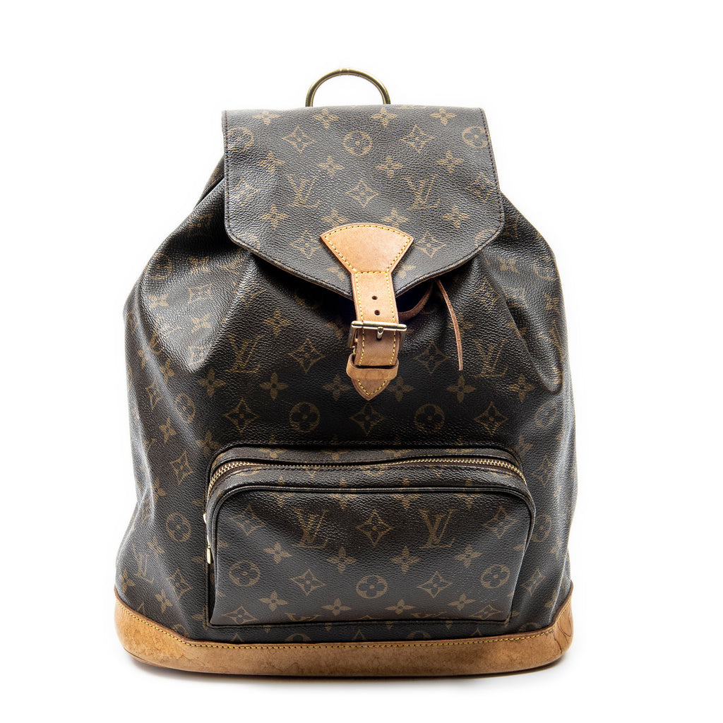 Backpack Montsouris GM Brown Monogram Canvas