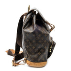 Backpack Montsouris GM Brown Monogram Canvas