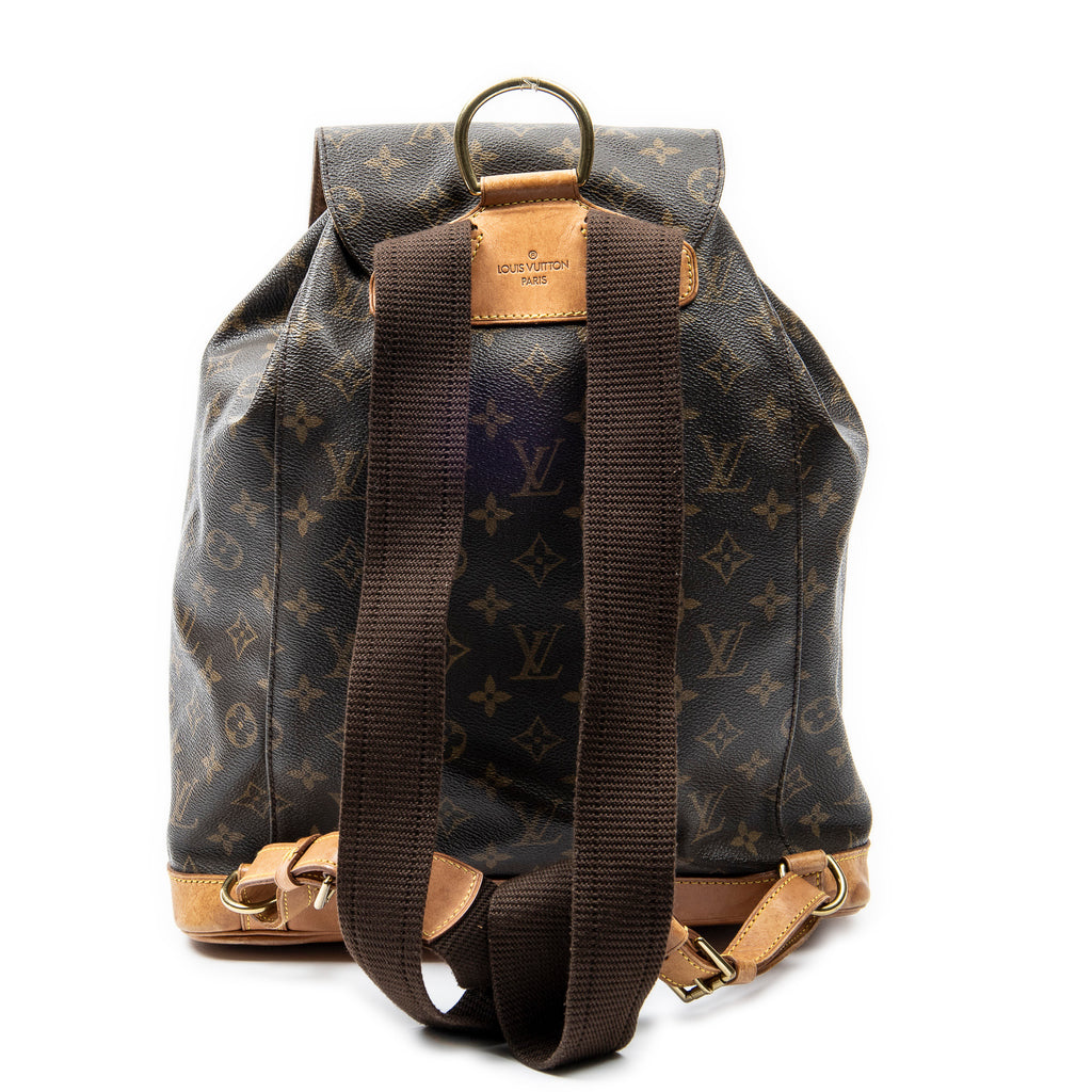 Backpack Montsouris GM Brown Monogram Canvas