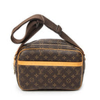 Shoulder Bag Reporter PM Brown Monogram Canvas