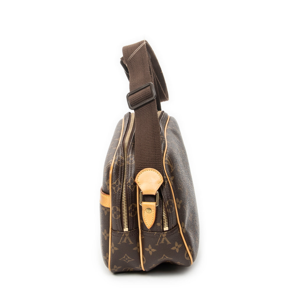 Shoulder Bag Reporter PM Brown Monogram Canvas