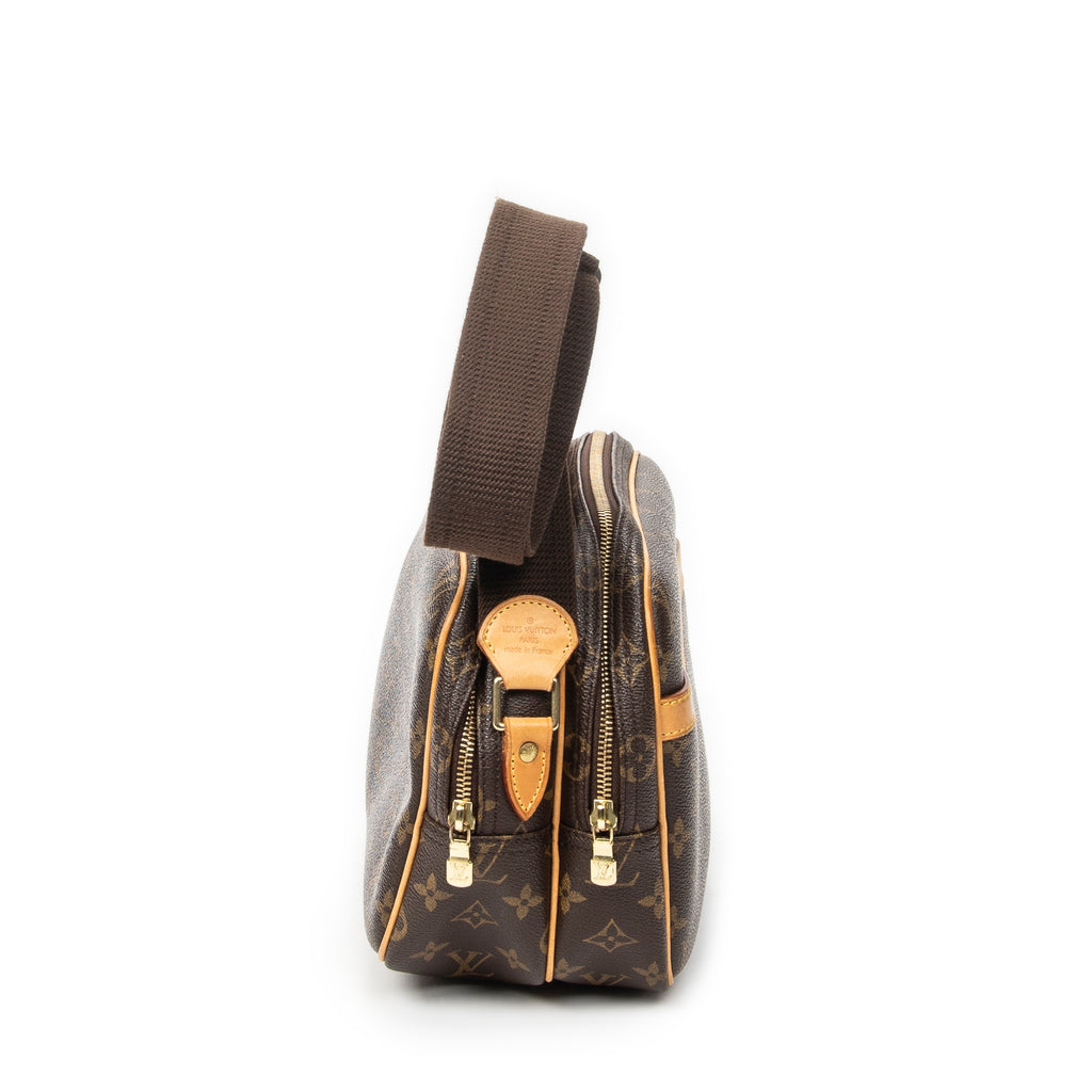 Shoulder Bag Reporter PM Brown Monogram Canvas