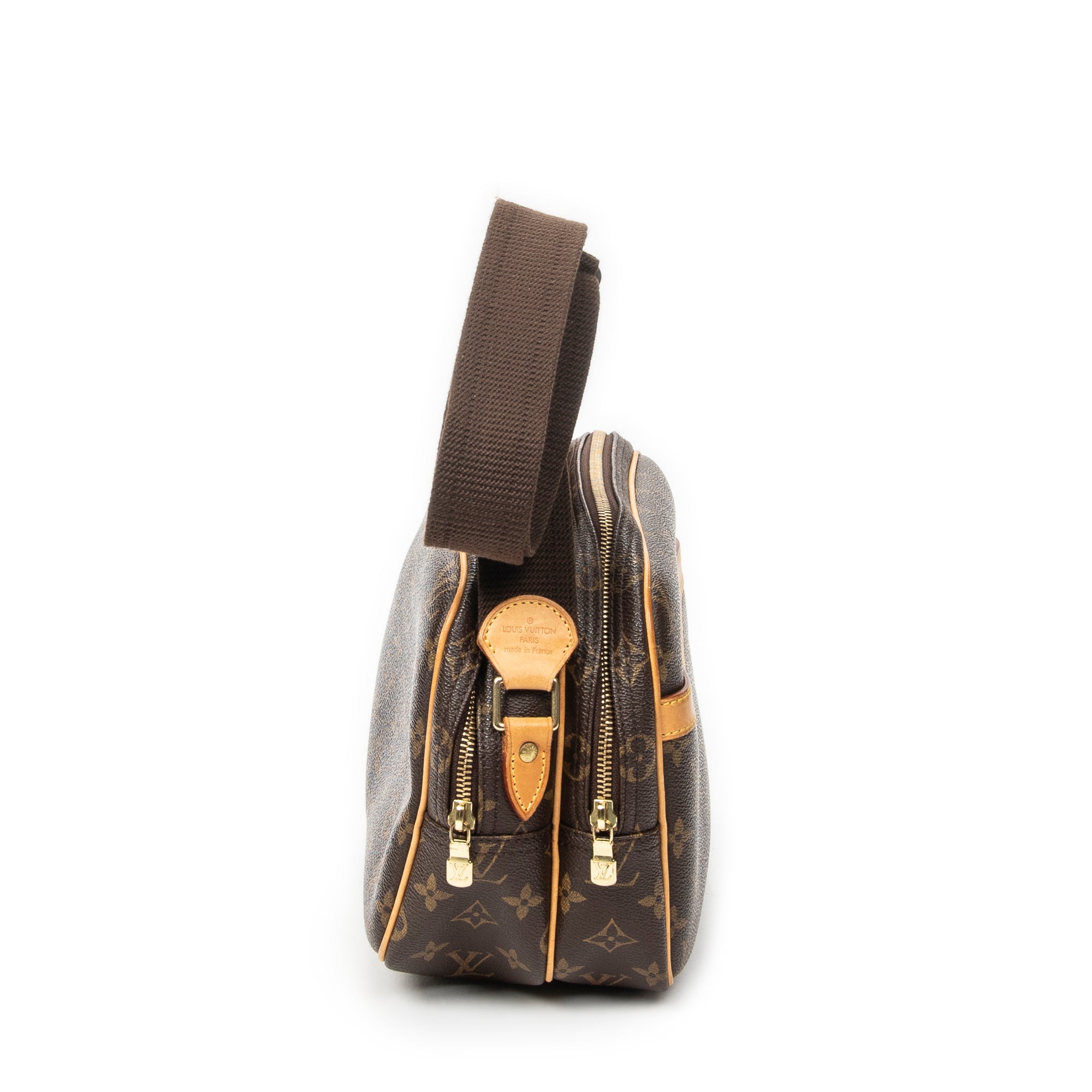 Shoulder Bag Reporter PM Brown Monogram Canvas