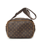 Shoulder Bag Reporter PM Brown Monogram Canvas