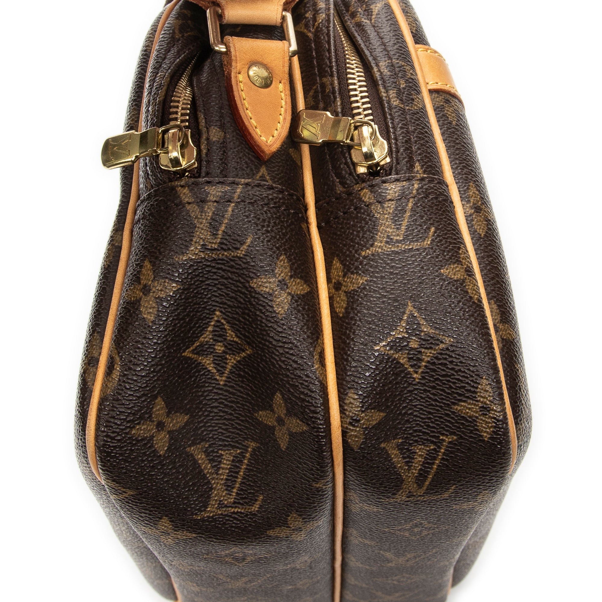Shoulder Bag Reporter PM Brown Monogram Canvas