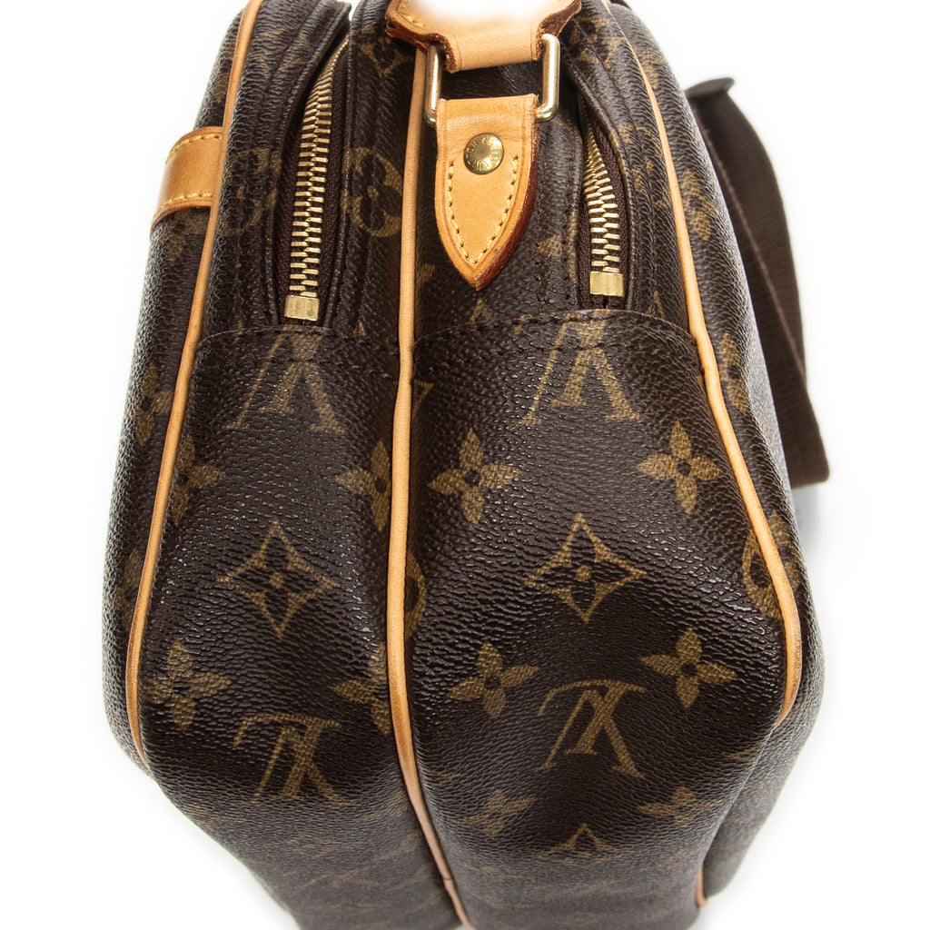 Shoulder Bag Reporter PM Brown Monogram Canvas