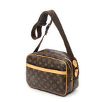 Shoulder Bag Reporter PM Brown Monogram Canvas