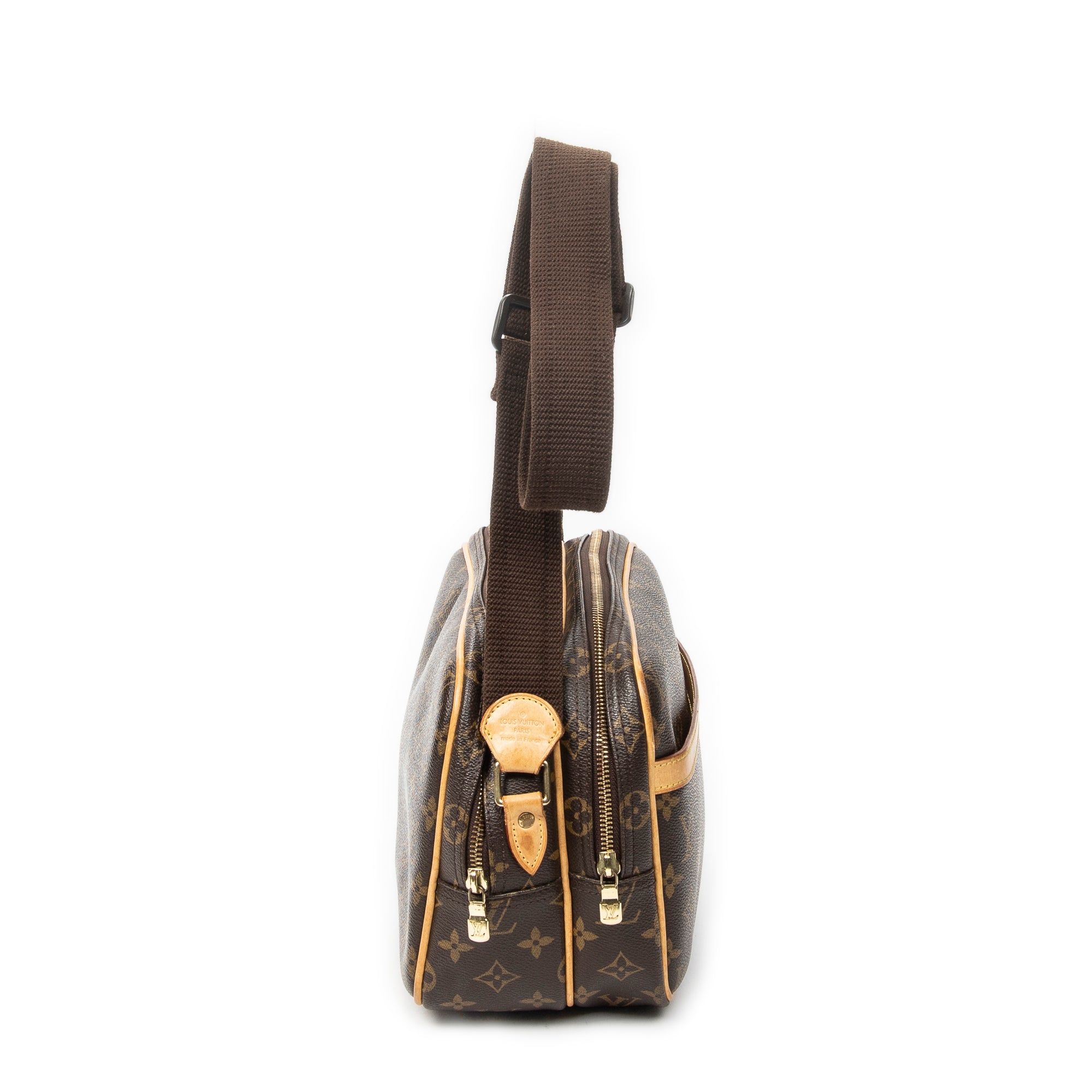 Shoulder Bag Reporter PM Brown Monogram Canvas