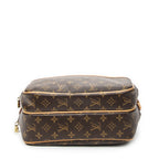 Shoulder Bag Reporter PM Brown Monogram Canvas