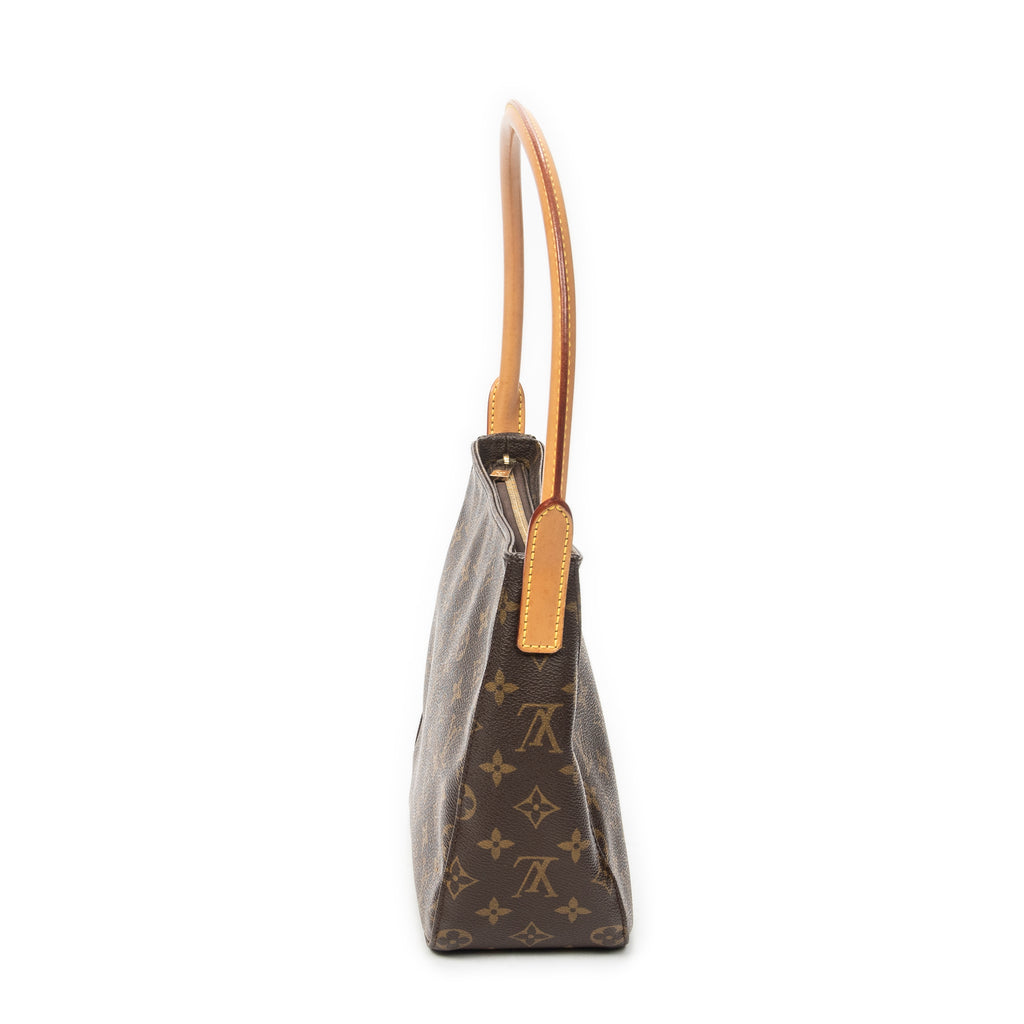 Shoulder Bag Looping MM Brown Monogram Canvas