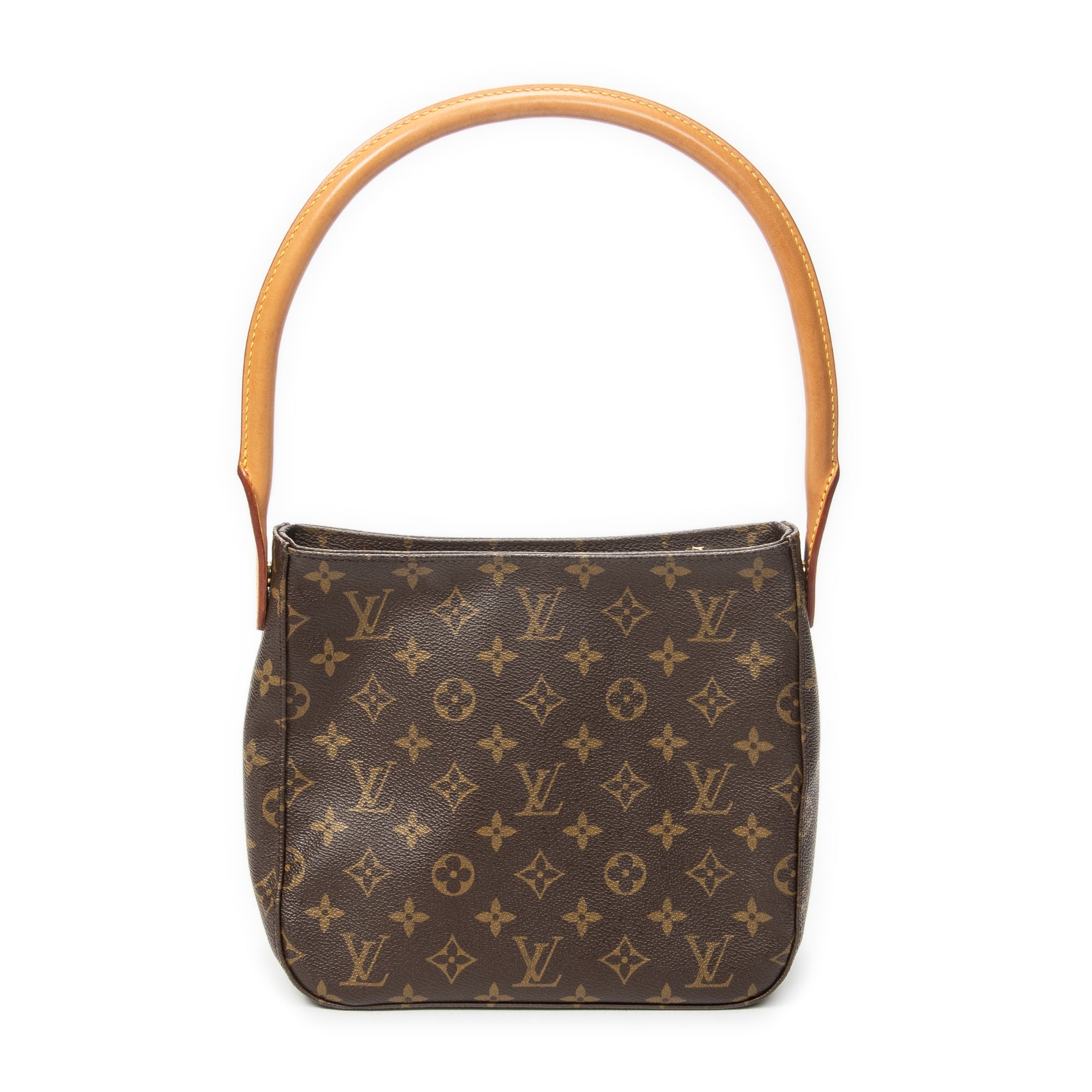 Shoulder Bag Looping MM Brown Monogram Canvas