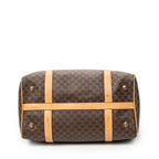 Handbag Vintage Small Boston Brown Macadam Coated Canvas