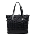 Shoulder Bag Large New Travel Line Tote Black Travel Line Nylon Canvas