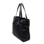 Shoulder Bag Large New Travel Line Tote Black Travel Line Nylon Canvas