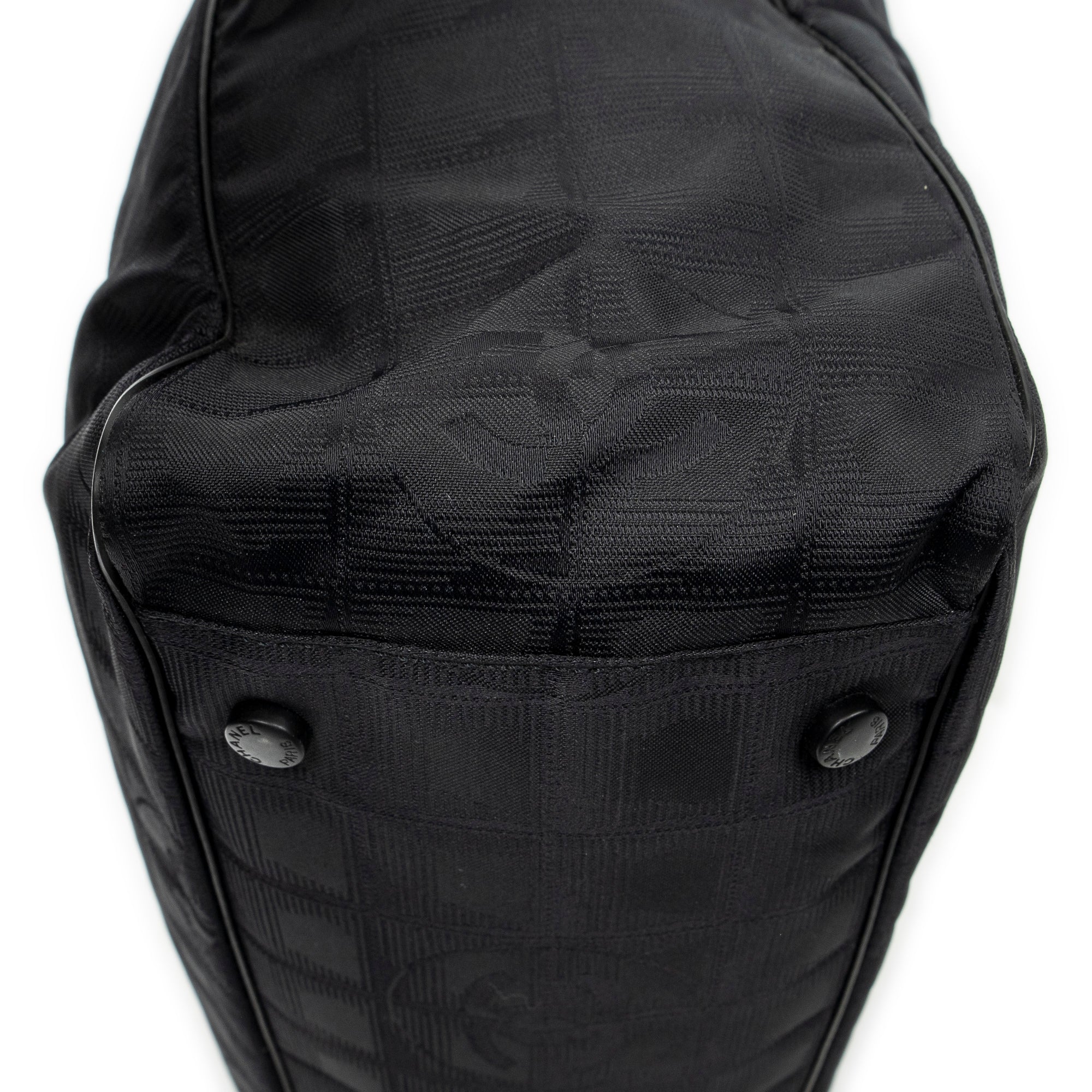 Shoulder Bag Large New Travel Line Tote Black Travel Line Nylon Canvas