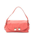 Shoulder Bag Lily Crossbody Pink Grained Calfskin Leather