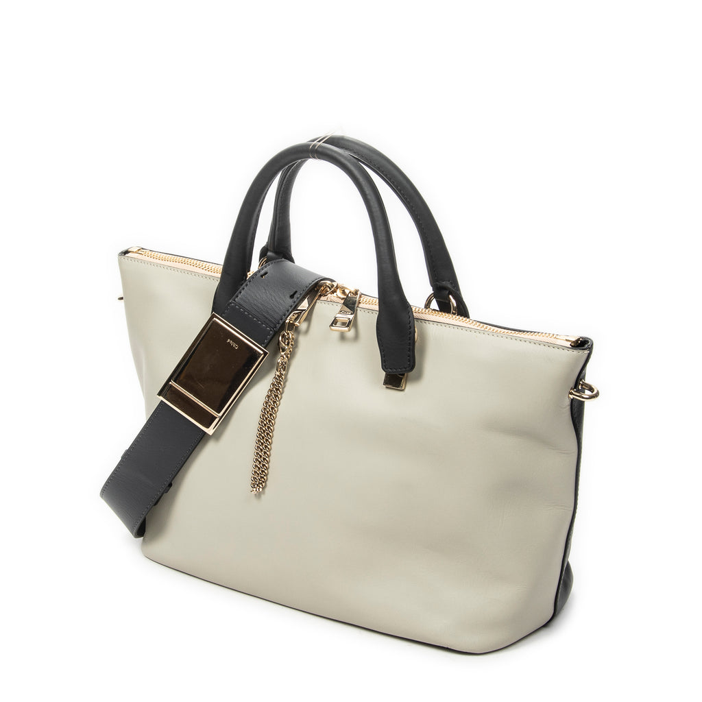 Handbag Medium Baylee Tote Black Smooth Calfskin Leather