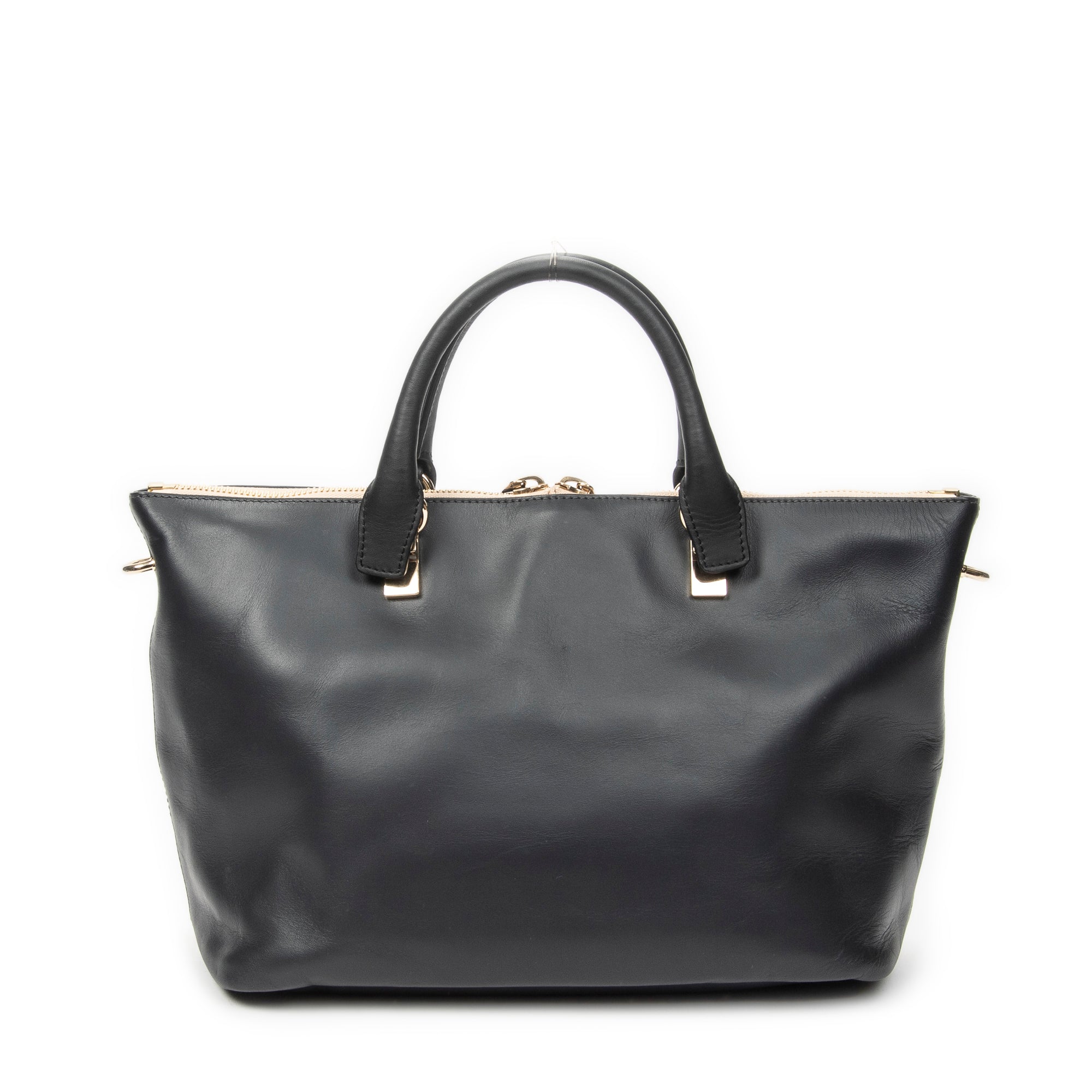 Handbag Medium Baylee Tote Black Smooth Calfskin Leather