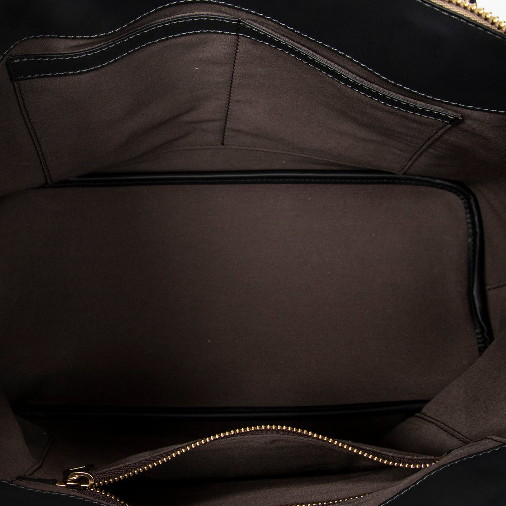 Handbag Medium Baylee Tote Black Smooth Calfskin Leather