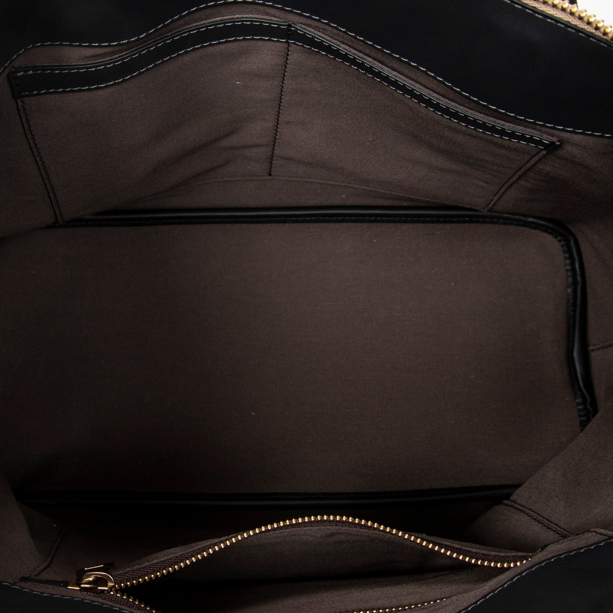 Handbag Medium Baylee Tote Black Smooth Calfskin Leather