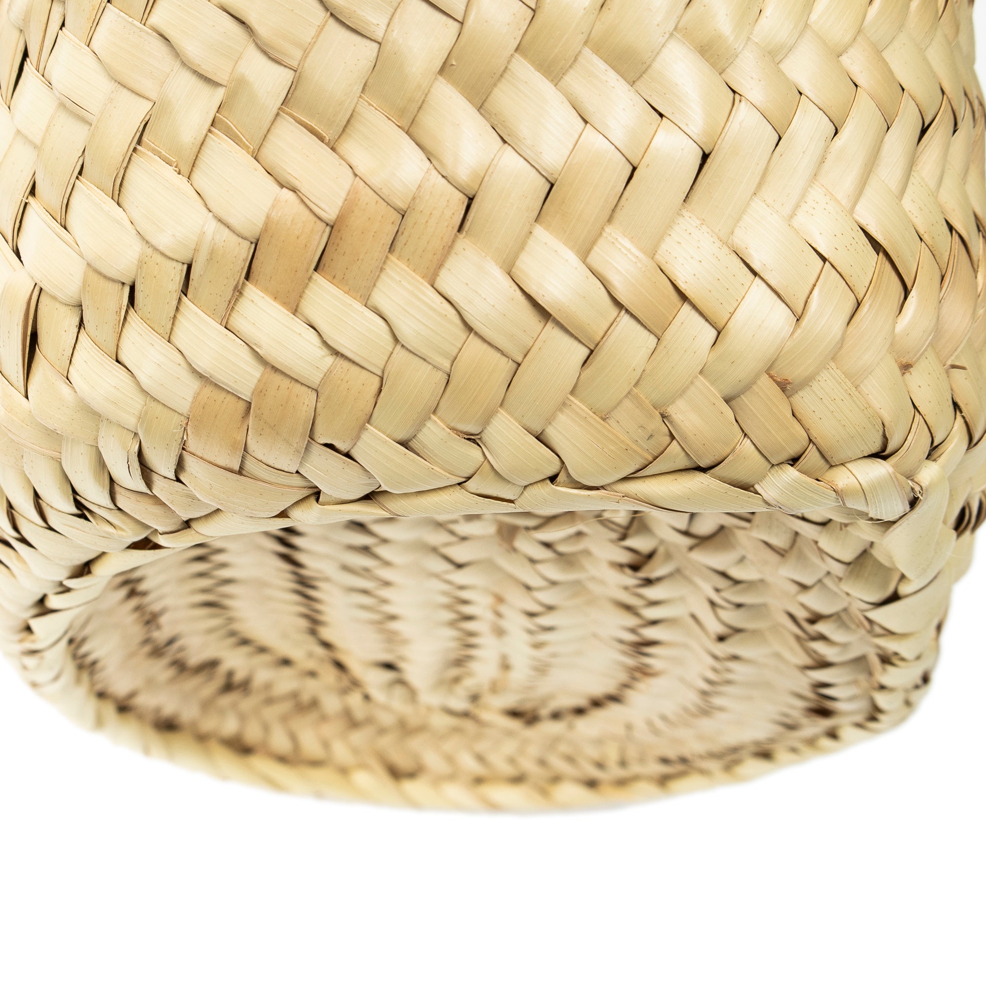 Shoulder Bag Medium Marcie Basket Tote Beige Woven Raffia Canvas