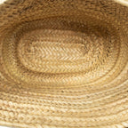 Shoulder Bag Medium Marcie Basket Tote Beige Woven Raffia Canvas