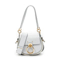 Shoulder Bag Small Tess Light Blue Smooth Calfskin Leather