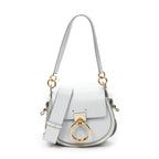 Shoulder Bag Small Tess Light Blue Smooth Calfskin Leather