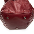 Shoulder Bag Le Trente Tote Dark Red Cannage Quilted Leather