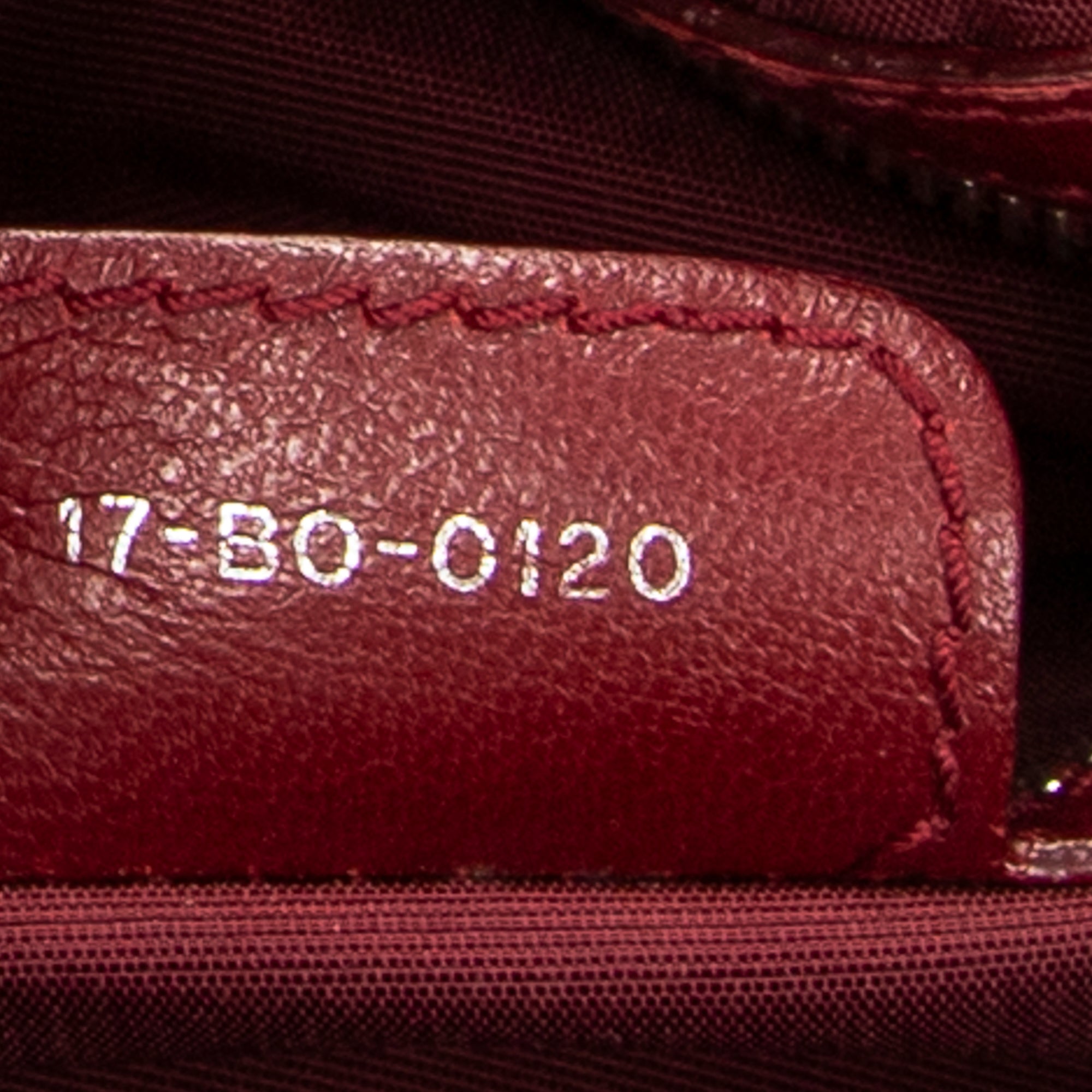 Shoulder Bag Le Trente Tote Dark Red Cannage Quilted Leather
