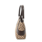 Shoulder Bag Jacquard Tote Beige Monogrammed Canvas