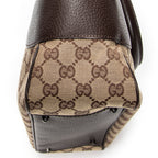 Shoulder Bag Jacquard Tote Beige Monogrammed Canvas
