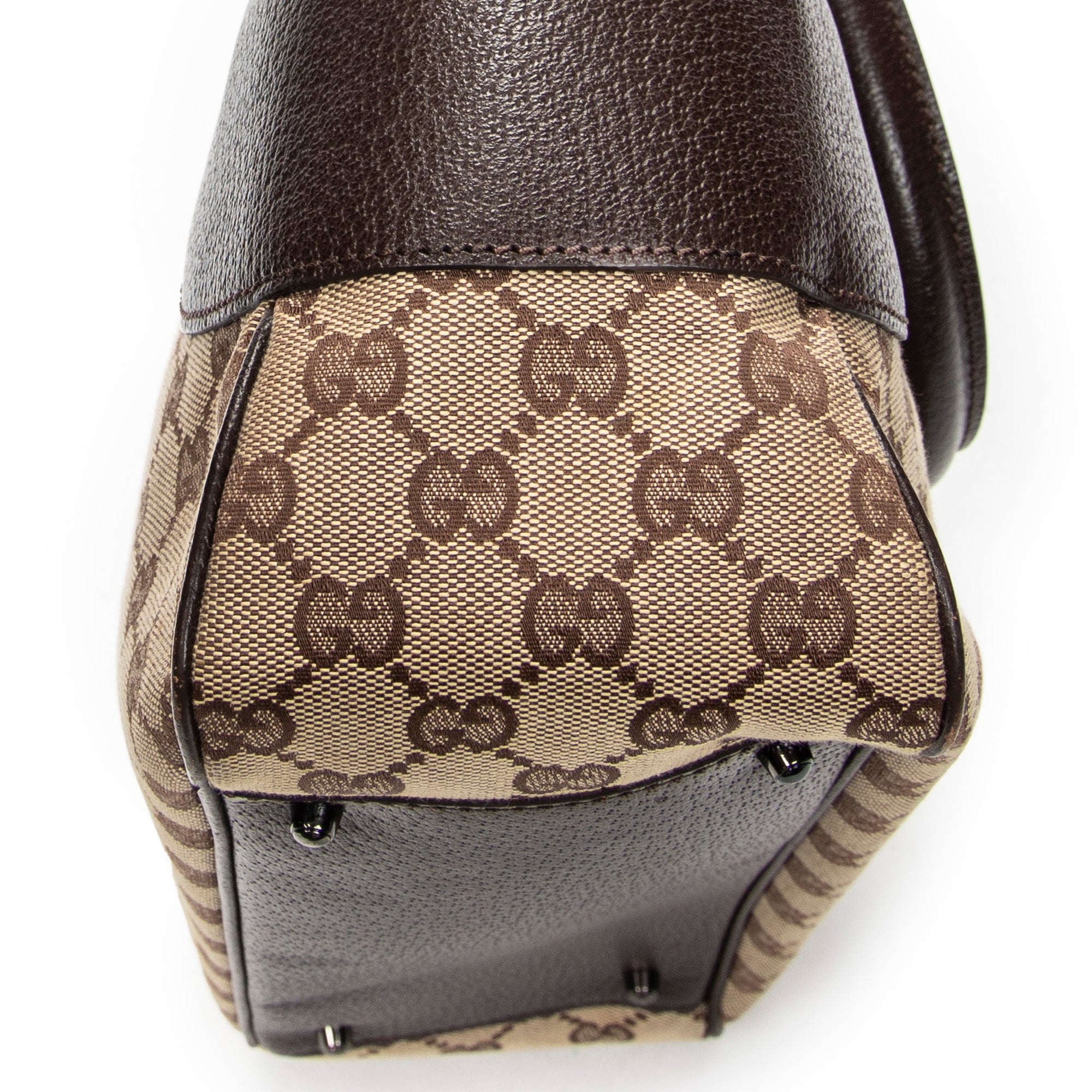 Shoulder Bag Jacquard Tote Beige Monogrammed Canvas