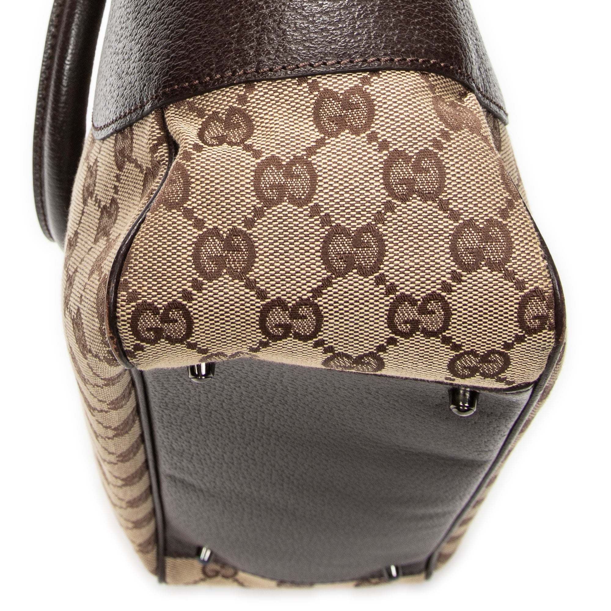 Shoulder Bag Jacquard Tote Beige Monogrammed Canvas