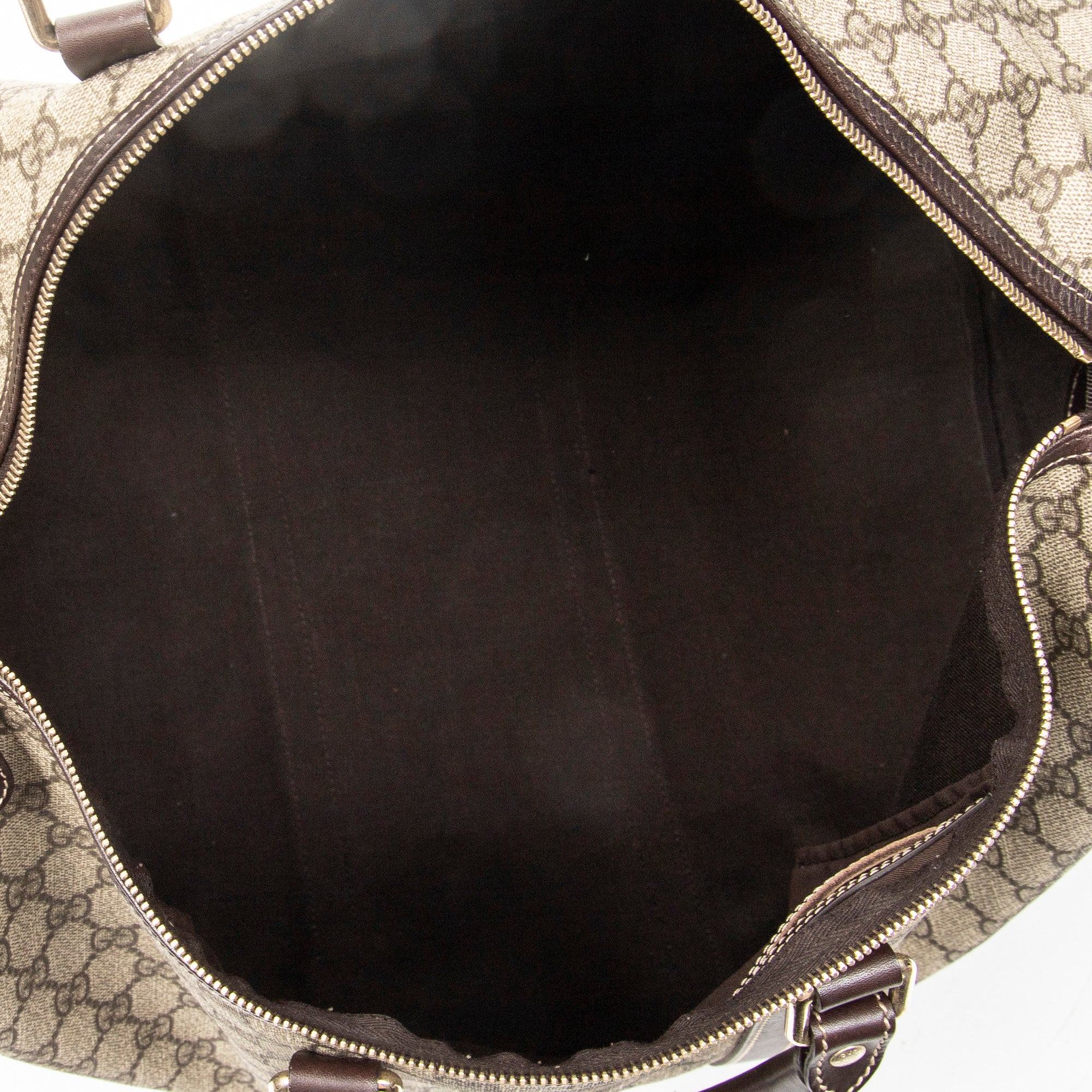 Handbag Medium Duffle Boston Beige Supreme Coated Canvas