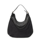 Shoulder Bag Hysteria Crest Hobo Black Canvas