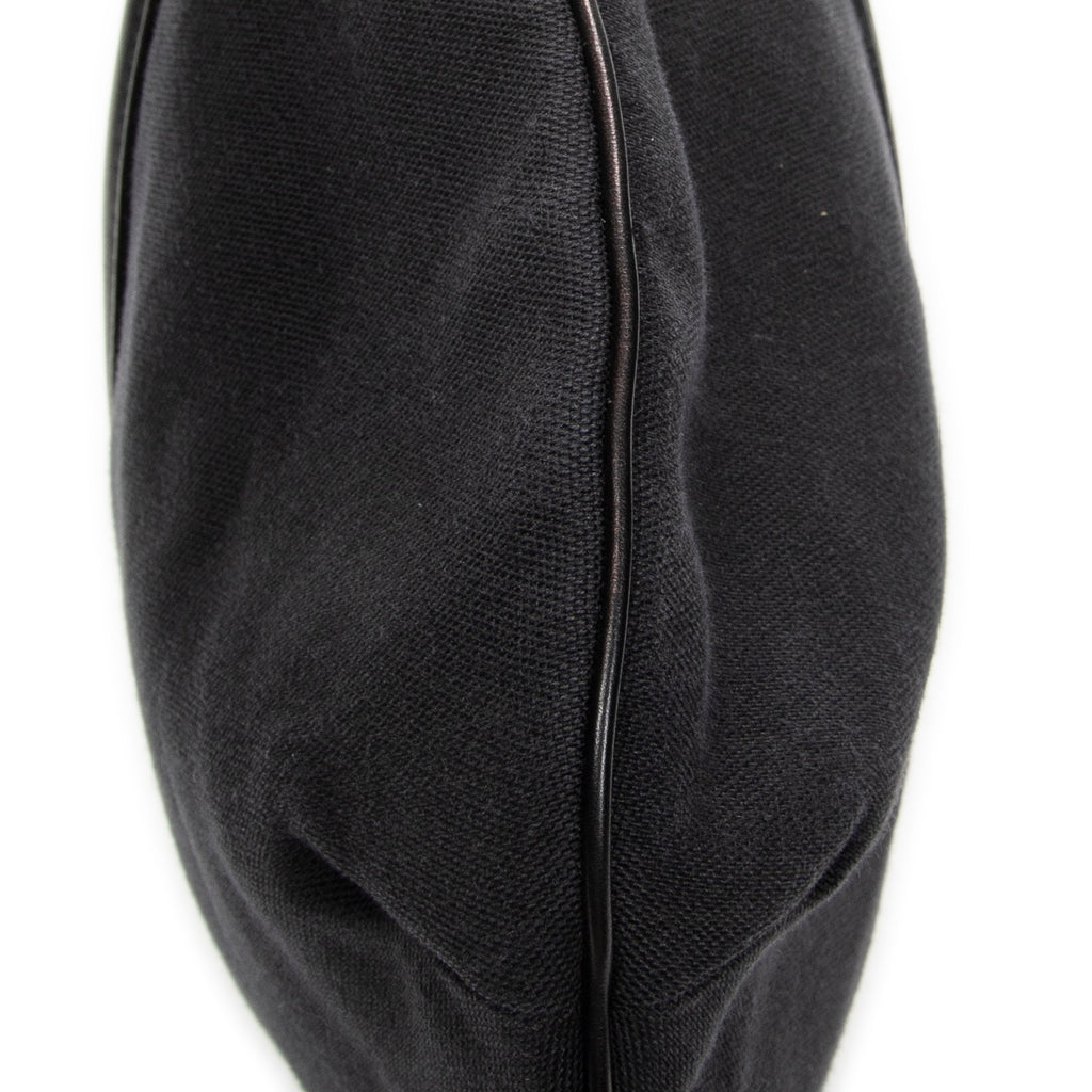 Shoulder Bag Hysteria Crest Hobo Black Canvas
