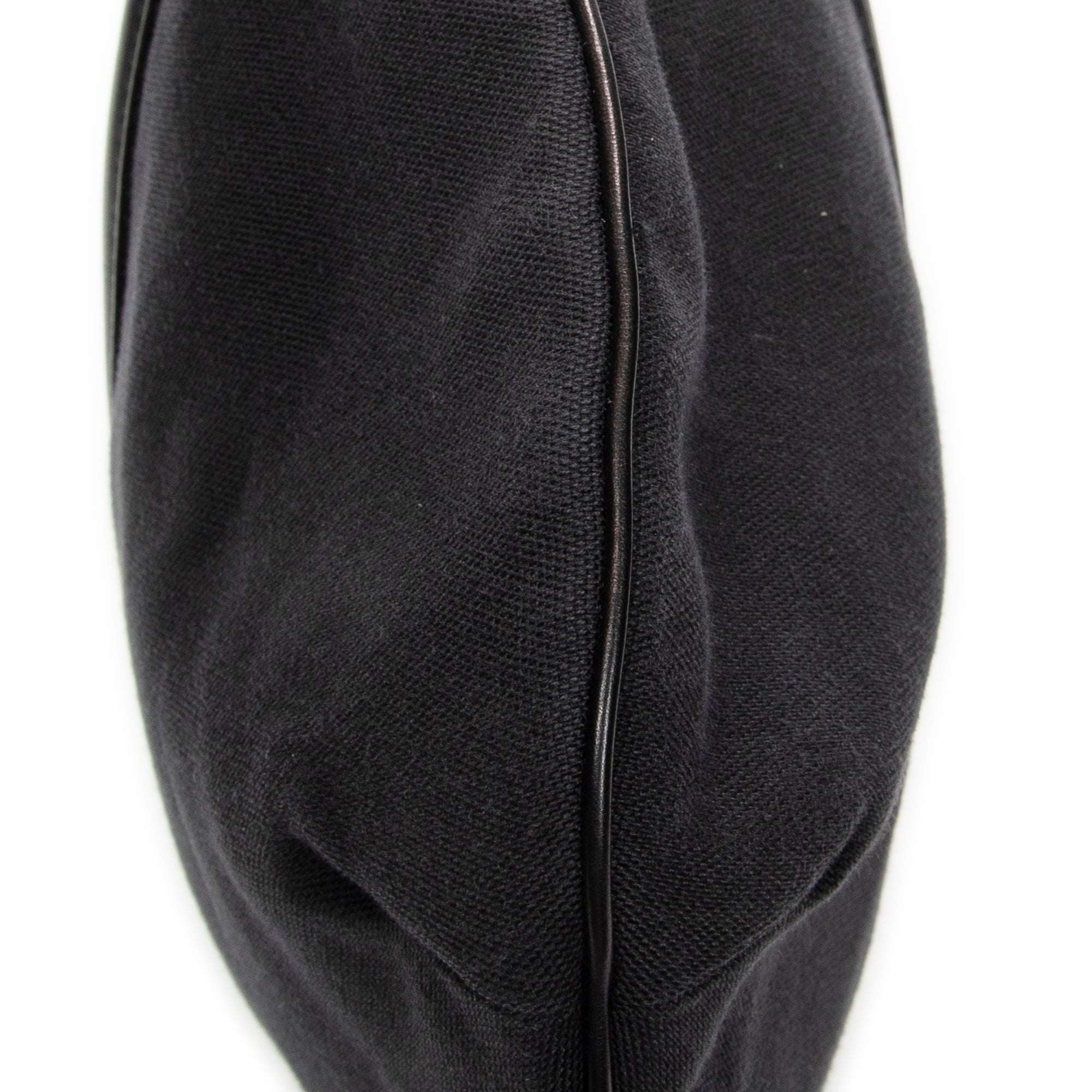 Shoulder Bag Hysteria Crest Hobo Black Canvas